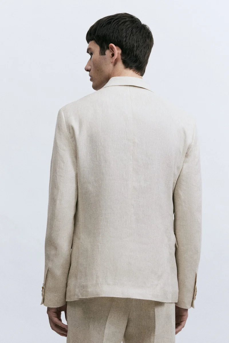 H&M  Slim Fit Linen jacket for Men | Best Price UAE