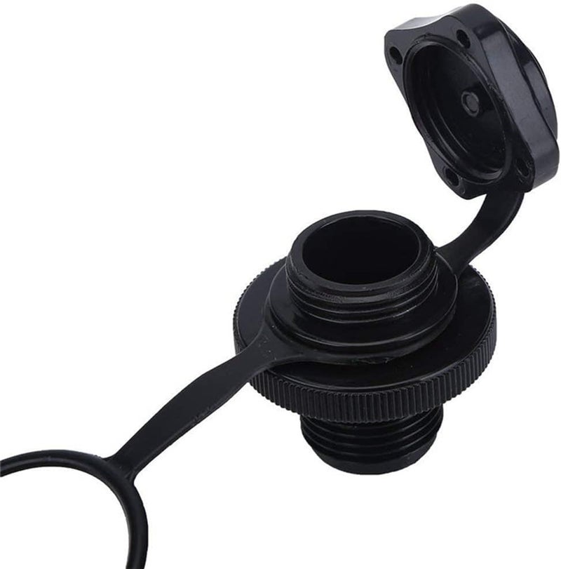 woobles Inflatable Boat Air Valve, Boat Air Valve Inflation Boat Spiral Air Plugs One-Way Inflation Airbed Replacement for Rubber Dinghy Raft Kayak Pool Boat - Image 4