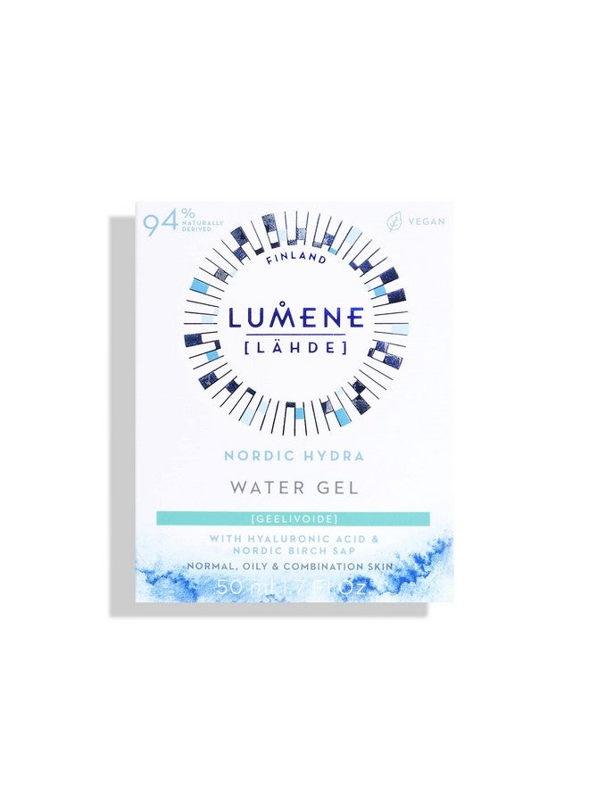 Lumene Nordic Hydra Fresh Moisture 24H Water Gel Hyaluronic Acid Gel Moisturizer Shine Free All Day Hydration Face Moisturizer Niacinamide Moisturizer For Oily Skin (1.7 Oz) - Image 2