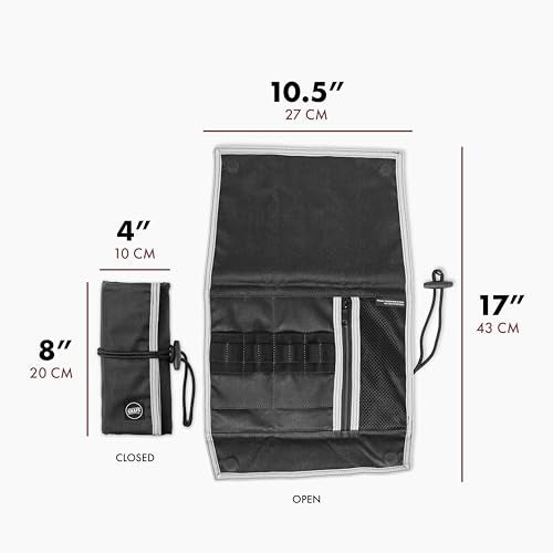 Knafs - Tool Burrito Knife Maintenance Storage Pouch - Portable, Travel Size, Expandable Bag - Image 4