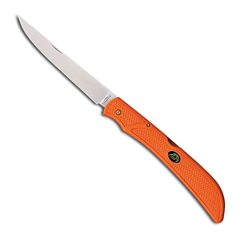 OUTDOOR EDGE Fish & Bone - Folding Fillet Knife with 5.0" 440A Stainless Steel Blade for Fish and processing big game - Pocket Clip (Orange) - Image 2