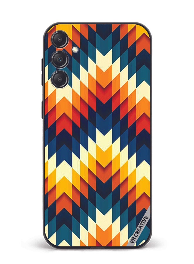 VR CREATIVE Protective Case Cover For Samsung Galaxy M14 Abstract Design Multicolour - Image 1