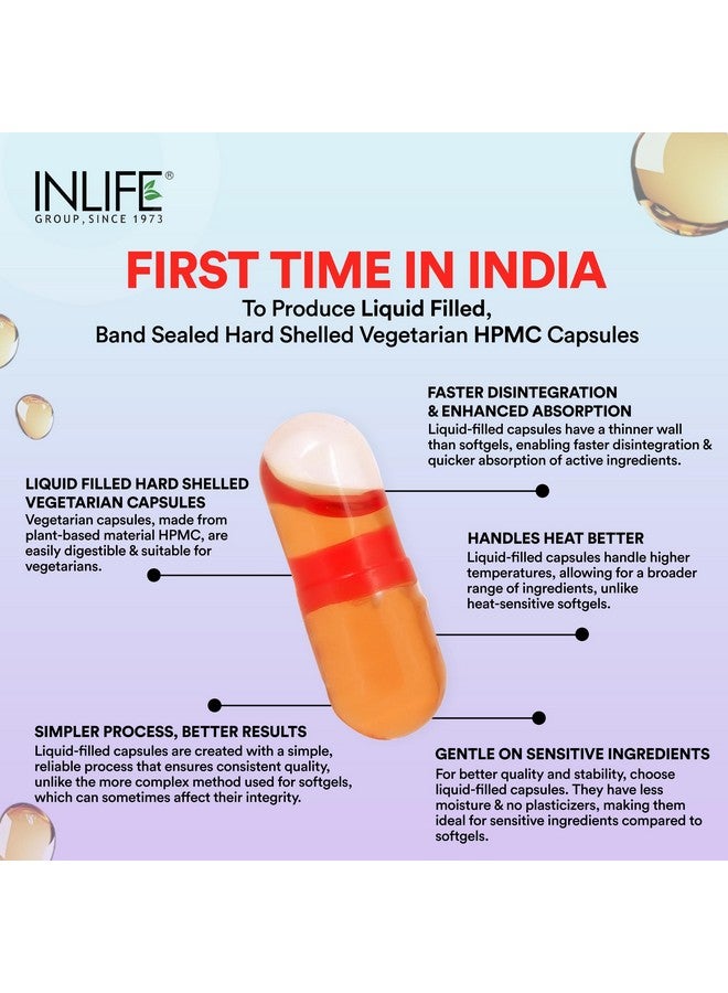 Inlife كبسولات زيت بذور اليقطين من INLIFE | زيت نقي معصور على البارد من الدرجة الممتازة | فيتواستيرولات نباتية | دعم صحة البروستاتا والمناعة | 60 كبسولة نباتية - Image 4