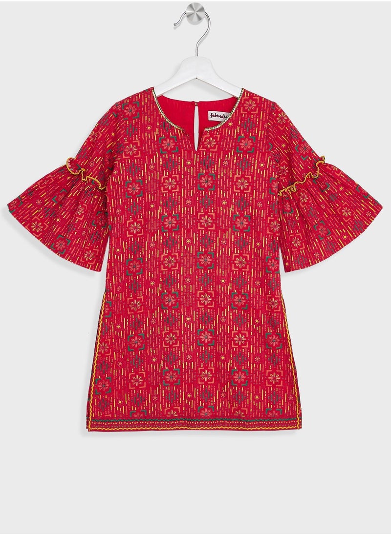 Fabindia - Kids Printed Salwar Set - Image 1