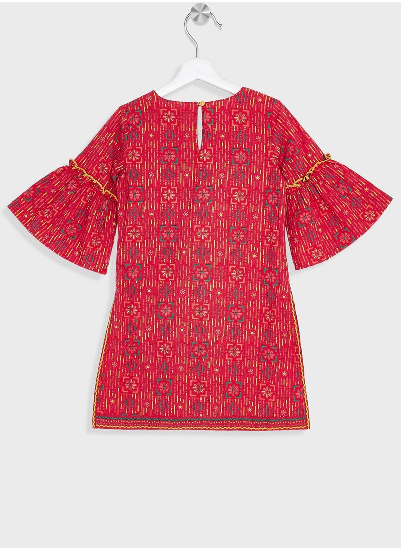 Fabindia - Kids Printed Salwar Set - Image 1