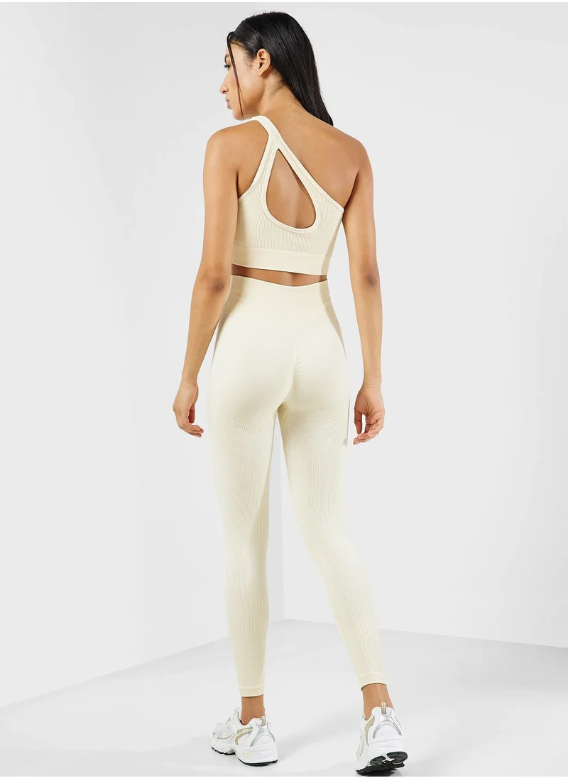 فورورد Cutout Detail Sports Bra & Leggings Set