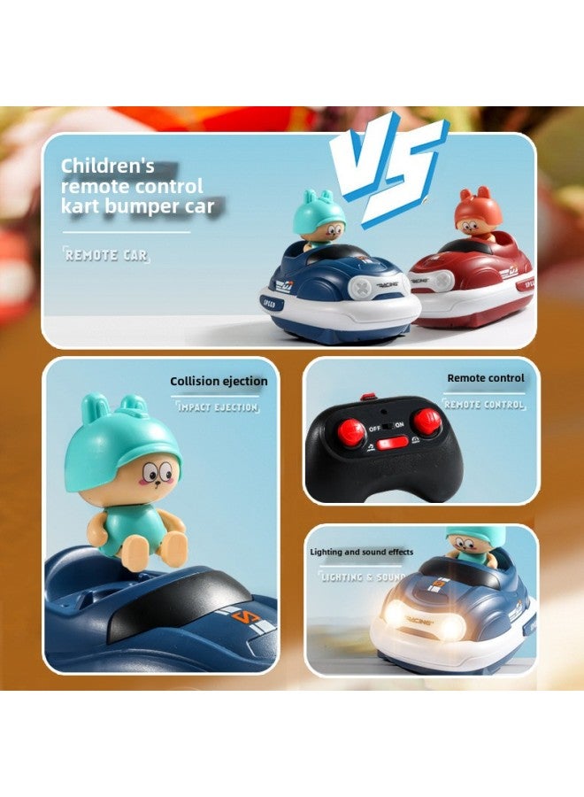 Double Remote Control Battle Bumper Car Drift Racing Collision Catapult Kart Toy Parent-child Interaction-Color:8881 Bumper Car  Color Box + Mail Order Box 410g  - Image 2