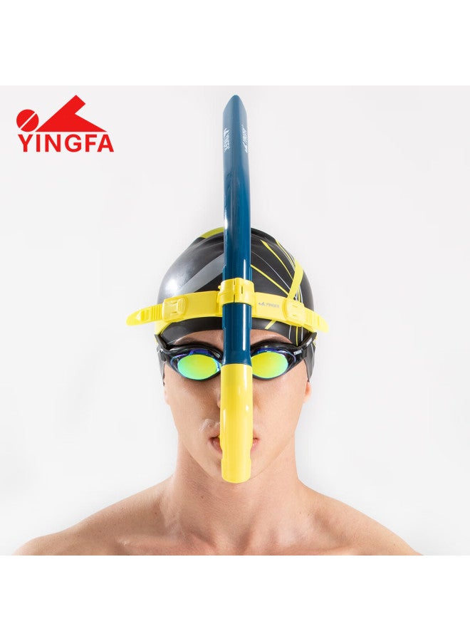 Yingfa Swimming Breath Tube, Professional Training For Free Diving, Front-mounted Wet Breath Tube, Royal Blue - Image 2