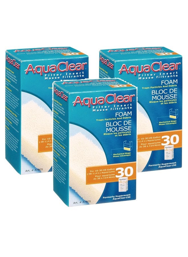 اكواكلير فلتر رغوي AquaClear (عبوة من 3 قطع) 30 قطعة - Image 1