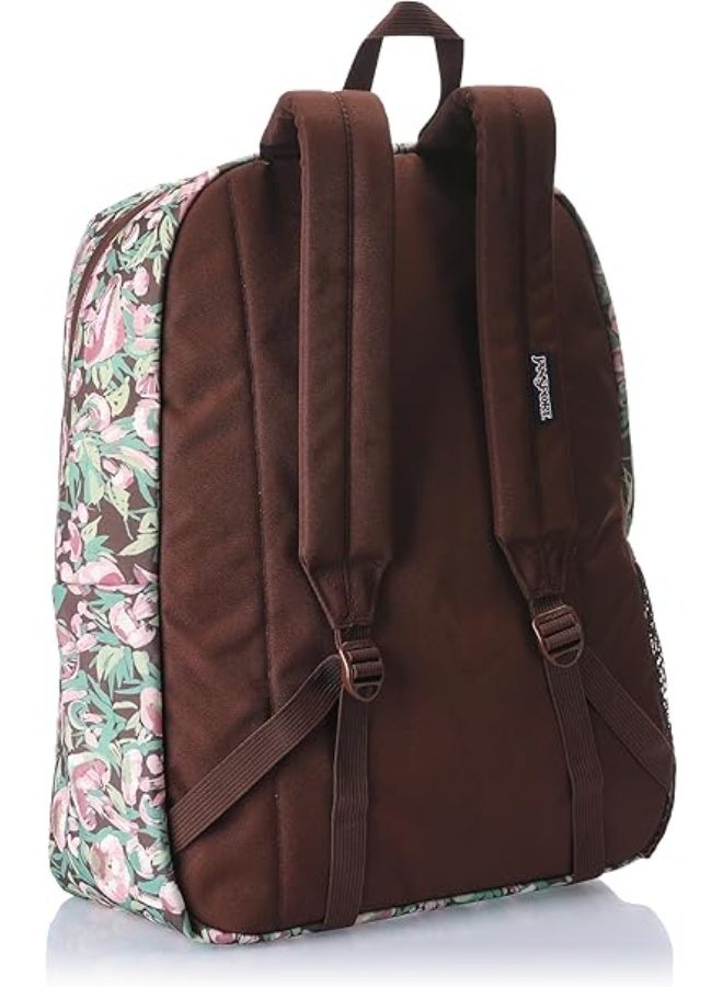 JanSport Unisex Fashion Backpack CROSS TOWN PAINTERLY MUSHROOMS - Image 2