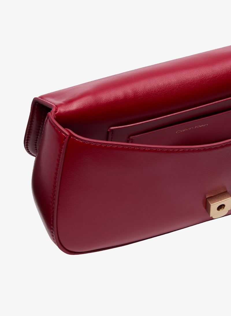 CALVIN KLEIN Monogram Chain Strap Convertible Crossbody Bag - Image 4
