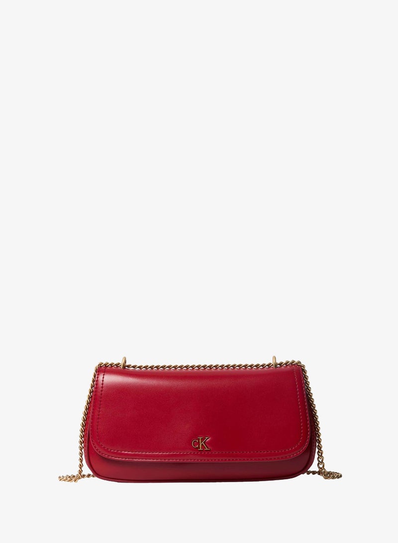 CALVIN KLEIN Monogram Chain Strap Convertible Crossbody Bag - Image 1