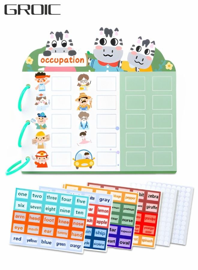 GROIC Quiet Book for Toddlers,Busy Toddler Preschool Learning Activities,Montessori Interactive Felt Toddlers,Educational Toy,Autism Sensory toy - Image 1