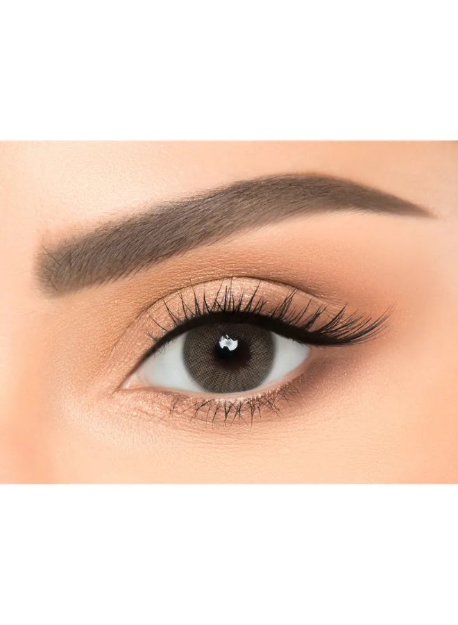 NewLens عدسات لاصقة بنية للاستخدام لمرة واحدة لمدة 6 أشهر - كابوسينو - Image 2