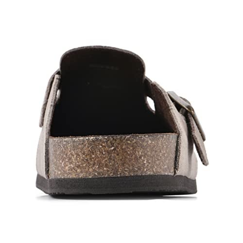 WHITE MOUNTAIN Women's Bari Footbed Sandal, Taupe/Suede, 8 M - Image 5