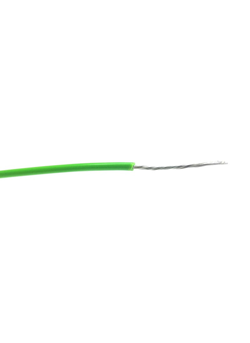 Invento INVENTO 10mtr 20 AWG 05 sqmm 15A Tinned Copper PVC Wire Flexible Green Cable 17mm Dia High Temperature for DIY  - Image 3