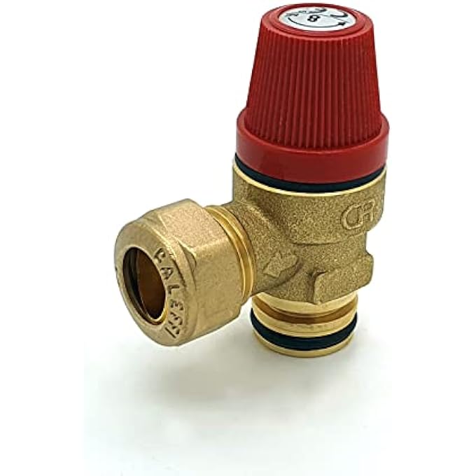 CALEFFI  1/2? 8 BAR PRESSURE RELIEF C/W CIRCLIP CONNECTION F0000483 - Image 1