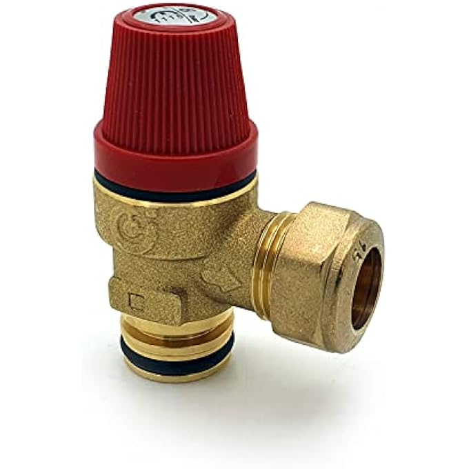 CALEFFI  1/2? 8 BAR PRESSURE RELIEF C/W CIRCLIP CONNECTION F0000483 - Image 3