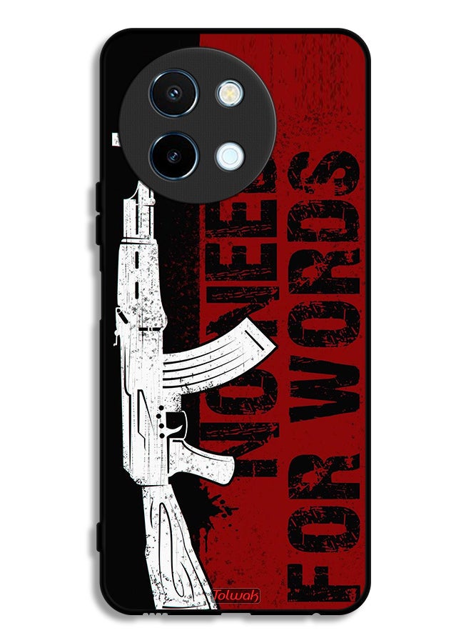 Tolwak Vivo Y38 5G Protective Case Cover No Need For Words - Image 1