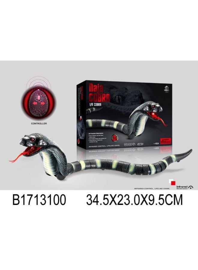 بيوينتي لعبة أفعى كوبرا تعمل بالتحكم عن بعد (إشارات الأشعة تحت الحمراء)  حركاتها واقعية