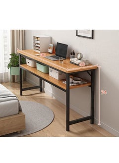 Double Layer Computer And Home Desk Long Table