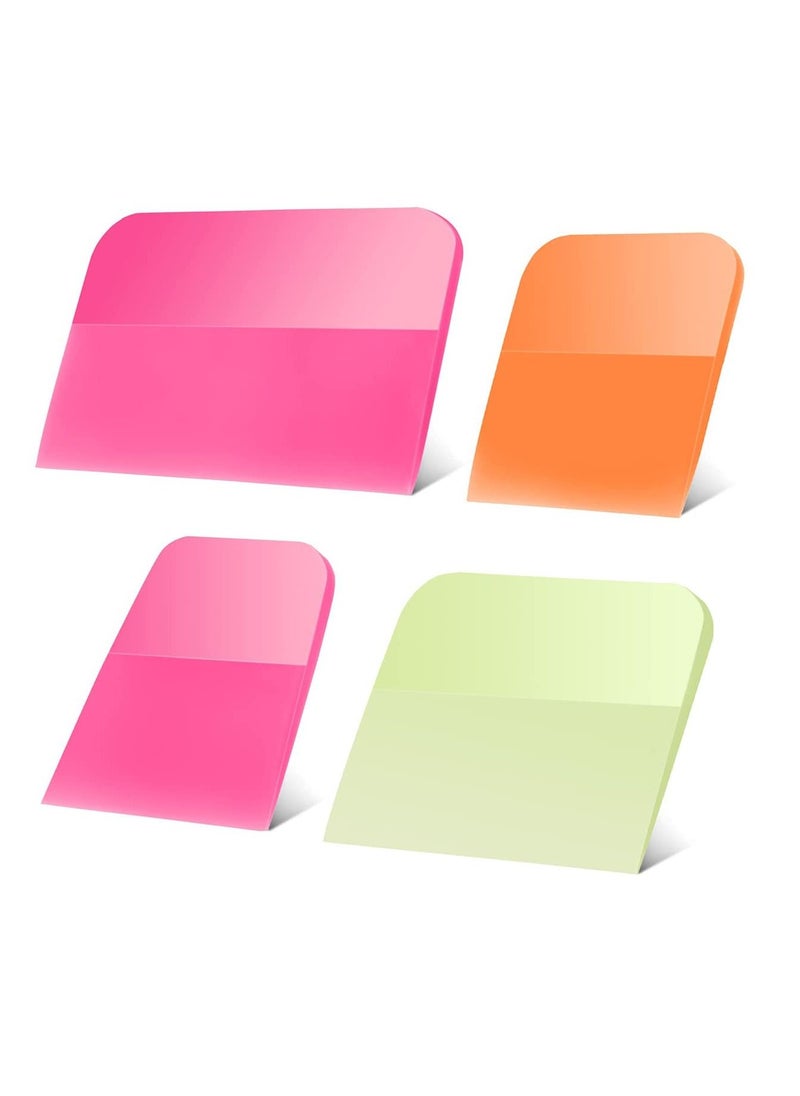 Y&D 4 Pcs PPF Squeegee Soft Silicone Rubber Scraper Anti Scratch TPU Coating for Car Vinyl Paint Protection Film Installation Wrap and Window Tint Windshield Glass Cleaning Kit Sizes  - Image 1