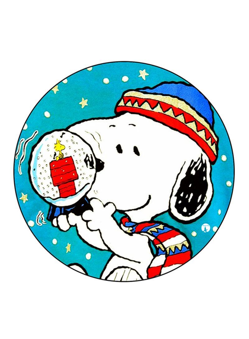 RKN Snoopy Printed Fridge Magnet Round  Multicolour - Image 2
