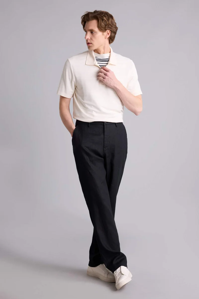 Relax Fit Linen Trousers