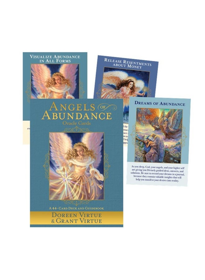 NIBEMINENT Tarot cards, Angel Wealth God cards, divination cards and PDF guidebook. The divination card set contains 44 cards per box and is suitable for entertainment gatherings and tabletop games. - Image 5