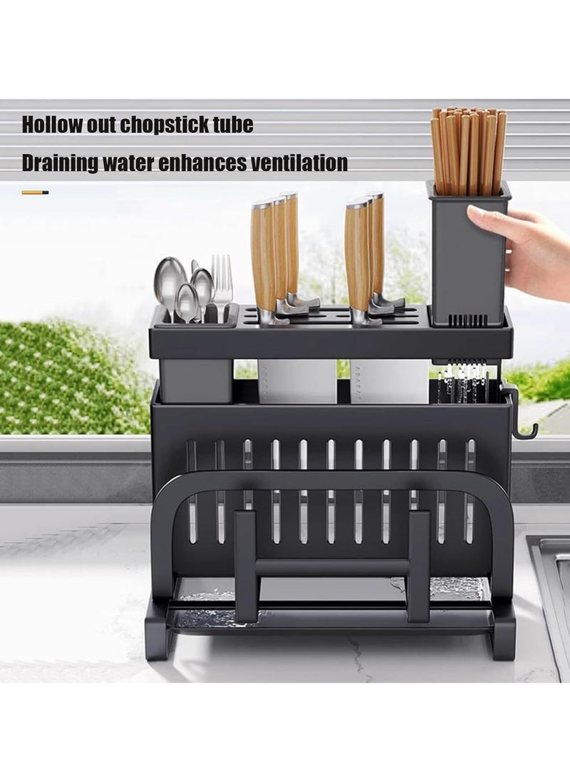 General Kitchen knife holder, multi-function knife holder, universal knife holder, with scissor slot, all-in-one organizer, suitable for kitchen, dining room  - Image 2