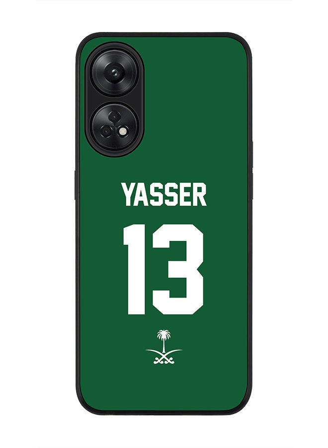Stylizedd Rugged Black edge case for Reno 8T 4G Slim fit Soft Case Flexible Rubber Edges Anti Drop TPU Gel Thin Cover -Saudi Arabia-Yasser - Image 1