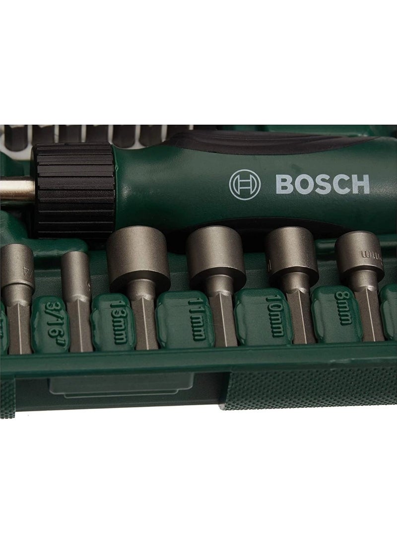 BOSCH 46 Piece Ratchet Screwdriver Socket Screwdriver Set  - Image 5