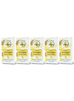 D Viswa Pack of 5 Pineapple Dhoop Batti 3.5 Inch 15 Pieces