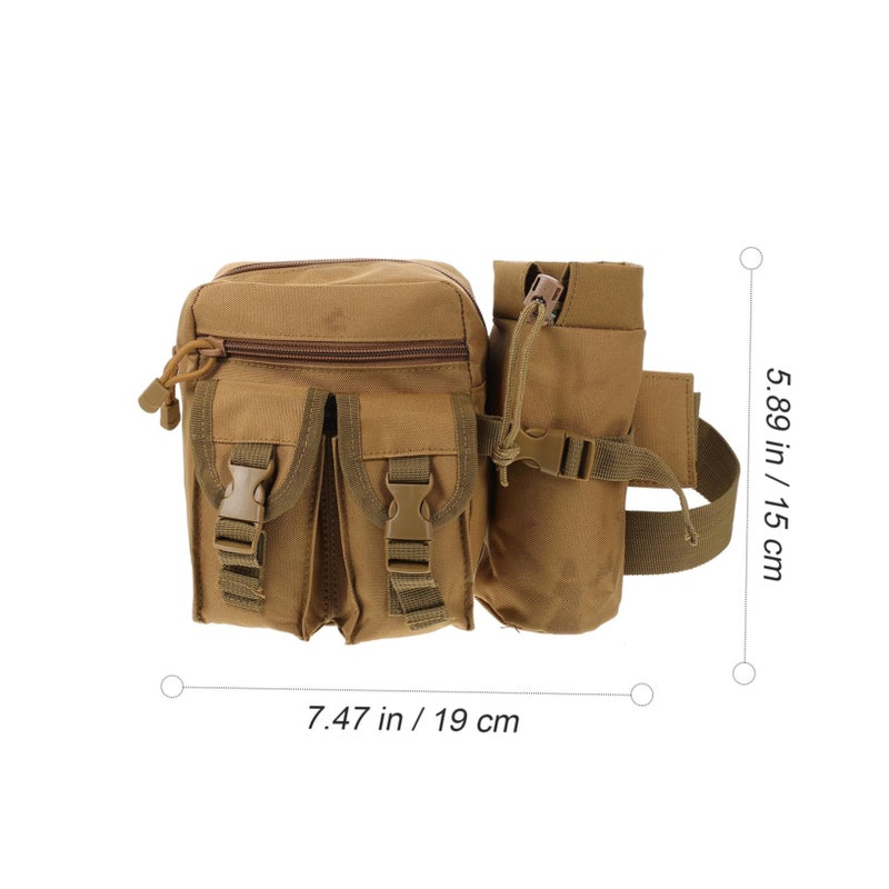 Waist Bag Multipurpose Lightweight Travel Pouch For Outdoor Sports Hunting Hiking Camping Keys Wallet Essentials Bottrol Orginal Black - Image 3