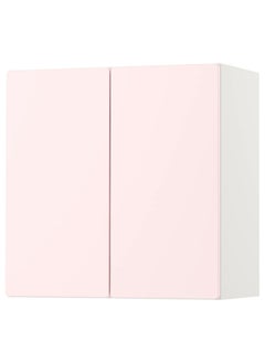 Trofast Wall Cabinet, White & Pale Pink With 1 Shelf, 60X32X60 Cm 