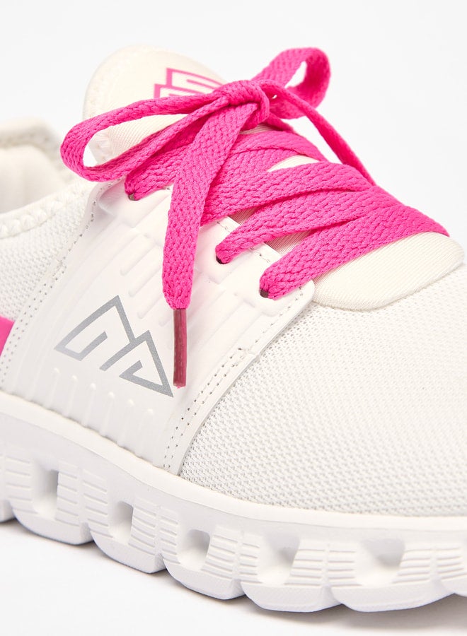 Oaklan by Shoexpress Girl's Colourblock Sports Shoes with Lace-Up Closure  - Image 5