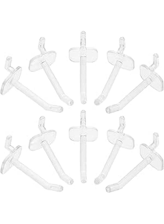 50pcs 5cm Plastic Pegboard Hooks for Garage Wall Workshop Tool Organization and Storage - Image 1
