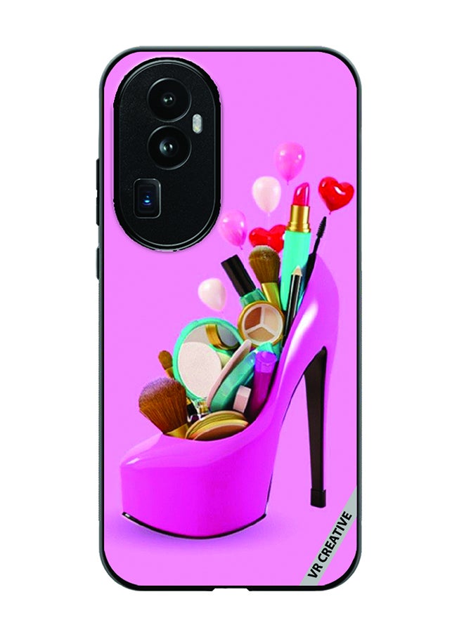 VR CREATIVE Protective Case Cover For Oppo Reno 10 Pro Plus Barbie Shoe Design Multicolour - Image 1