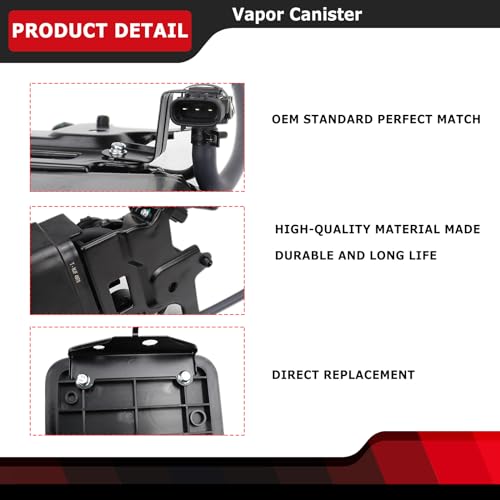 FEXON Vapor Canister 911-630 Compatible with Toyota Camry 2000-2003 Avalon 2000-2004 Solara 2000-2002 Evap Charcoal Canister/Fuel Vapor Storage C-anister - Image 5