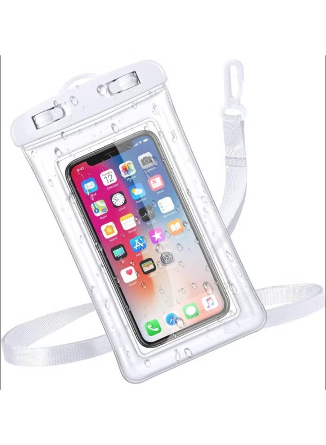 REBENUO Waterproof Mobile Case Cover White - Image 1