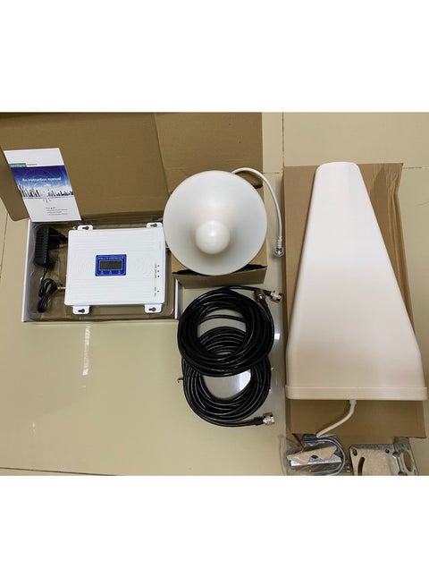 "Home & Office – Reliable for 2G/3G/4G" With 2CABLE 10MT EACH,10-12dBi 4G LTE Antenna Outdoor 698-2700MHzو, cover up to 500-2000 square meters .