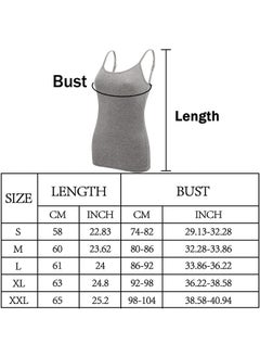 BQTQ 5 Pcs Women's Camisole Tank Top Undershirt Spaghetti Strap Basic Camisoles, XL - pzsku/Z13F26D27CA1DAFEE51ECZ/45/_/1740118086/d55ceeff-373a-4854-a65e-1c460596fecf