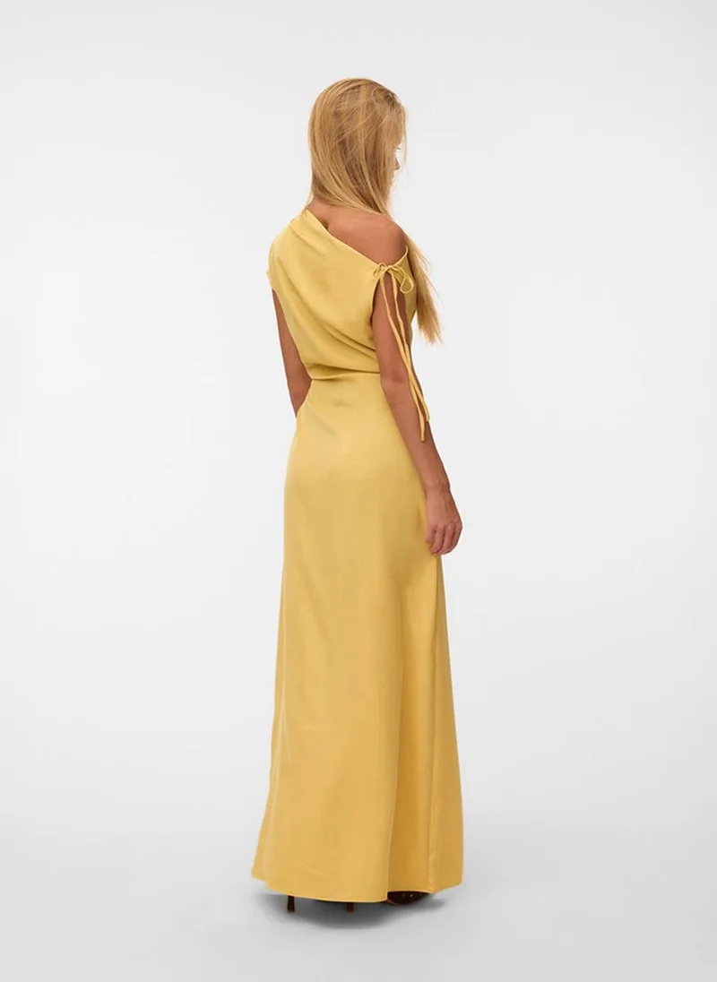 Vero Moda  Women's VMATHENA Sleeveless Detail Maxi Woven Dress for Women | Best Price UAE