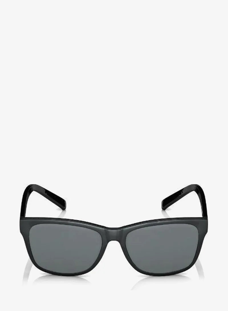 fastrack UV Protection Sunglasses Black Frame Green Mirror Lens 55mm  - P357BK5PV