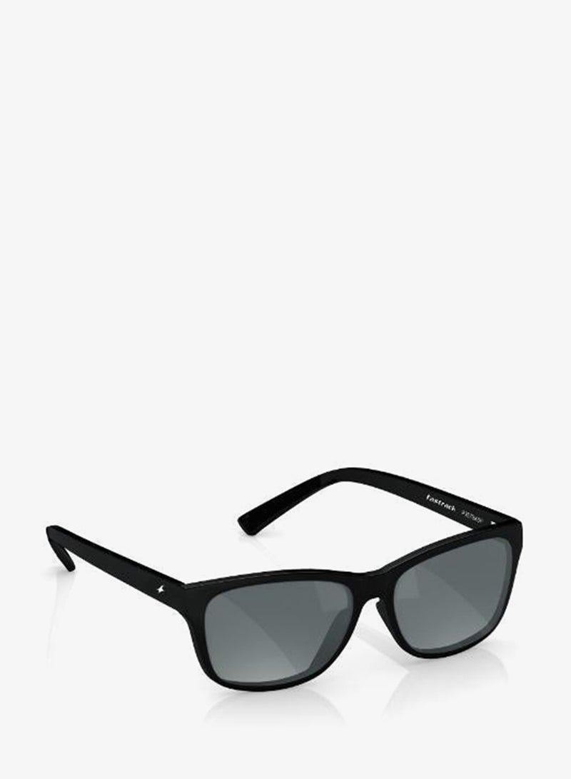 fastrack UV Protection Sunglasses Black Frame Green Mirror Lens 55mm  - P357BK5PV - Image 1