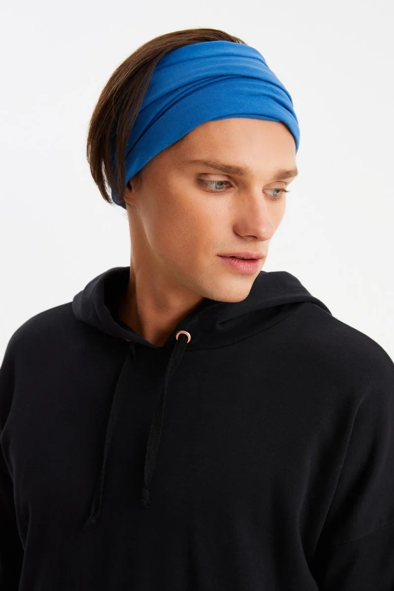 بوتيكجيز Parlament Men's 4-function Protective Cotton, Flexible, Anti-Sweat, Bandana, Neck Collar, Buff, Mask
