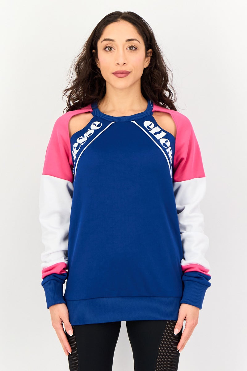 Ellesse Women Sportswear Fit Long Sleeve Outdoor Sweatshirt, Multicolor - Image 1