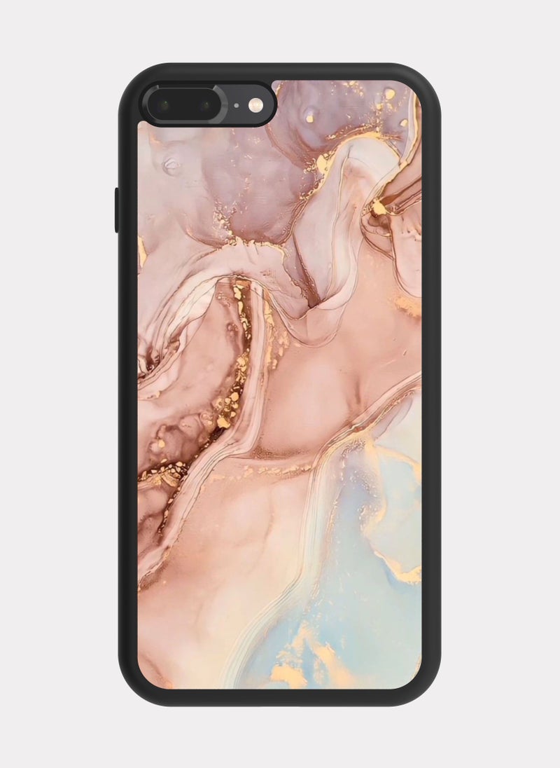 بكسلات كفر ايفون 8 بلس رخام وردي وردي - Image 1