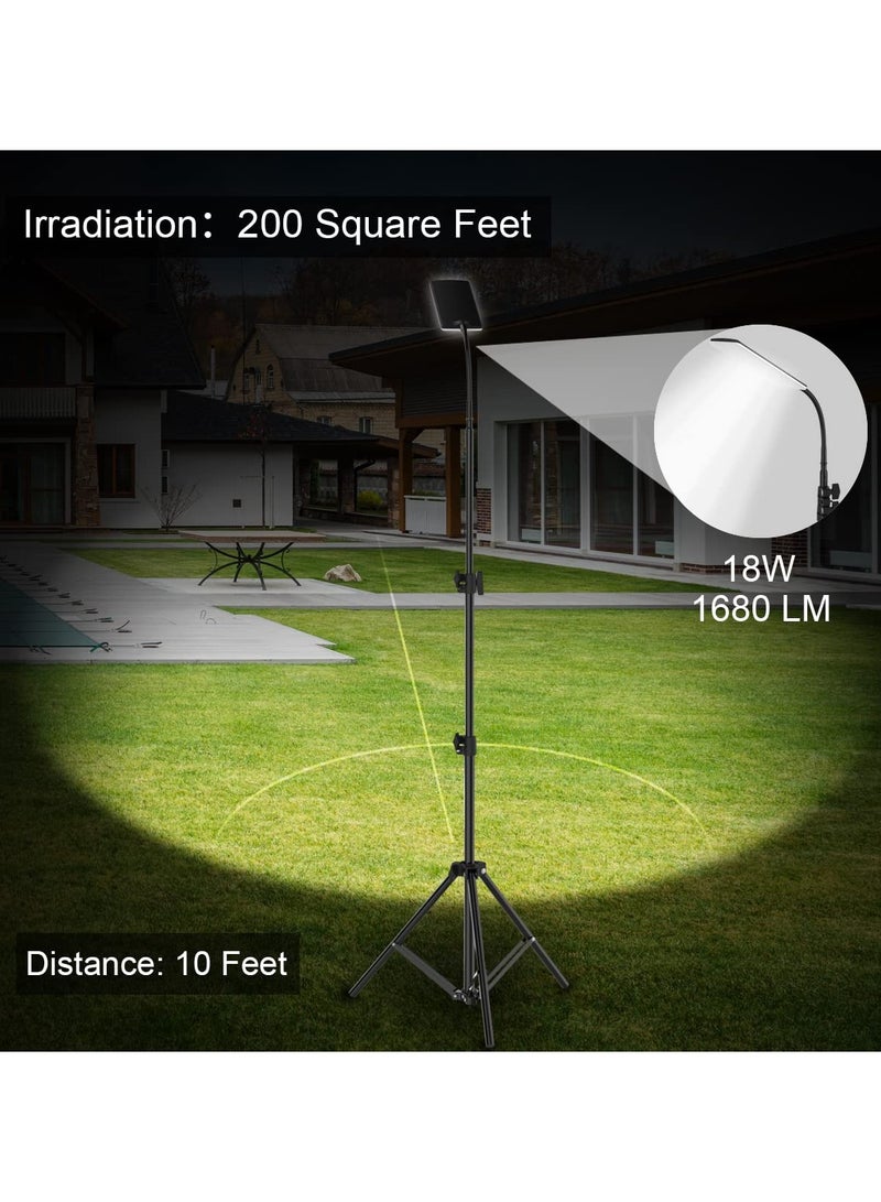 Arabest LED Camping Light, Portable Outdoor Light with Telescopic Tripod, Powered by USB Port, Multiple Usage Outdoor Lamp for Garden, Patio, Camp, Tent, Fishing and Emergency Car Repair - Image 3