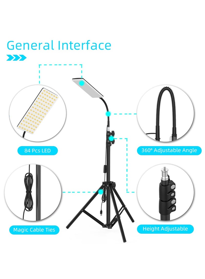 Arabest LED Camping Light, Portable Outdoor Light with Telescopic Tripod, Powered by USB Port, Multiple Usage Outdoor Lamp for Garden, Patio, Camp, Tent, Fishing and Emergency Car Repair - Image 4